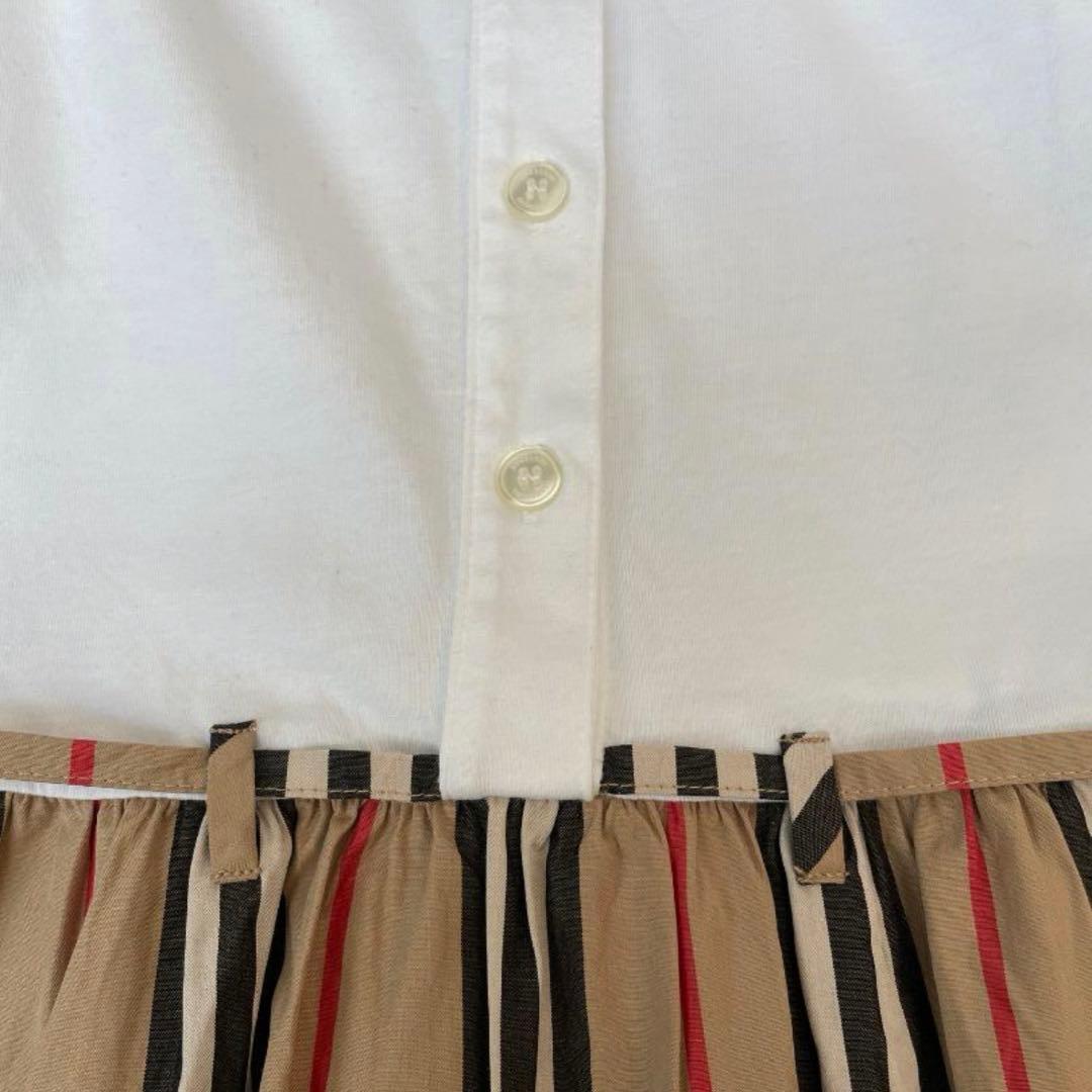 Burberry 切り替えワンピース5y=128