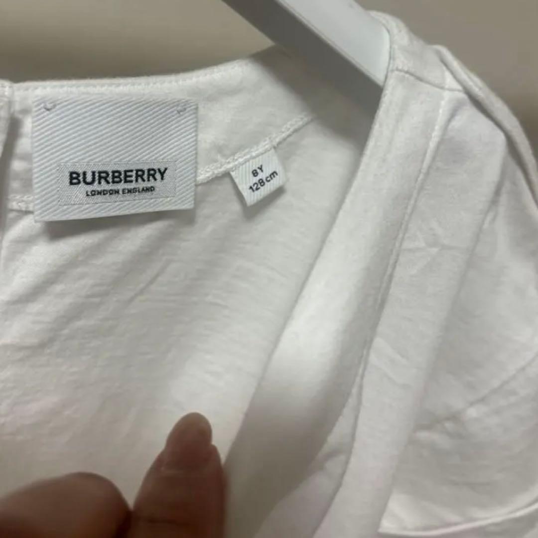 Burberry 切り替えワンピース5y=128