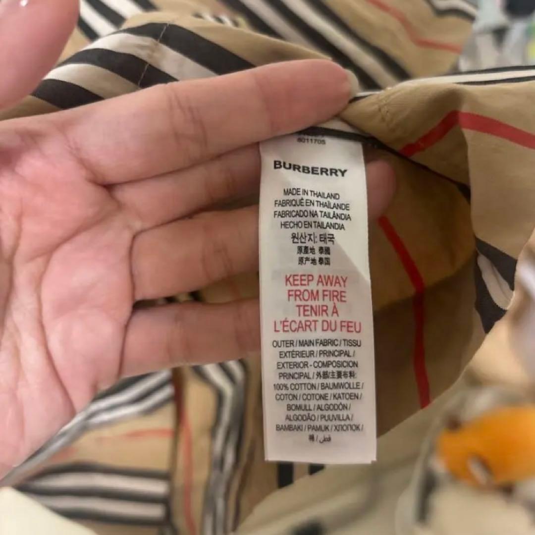 Burberry 切り替えワンピース5y=128