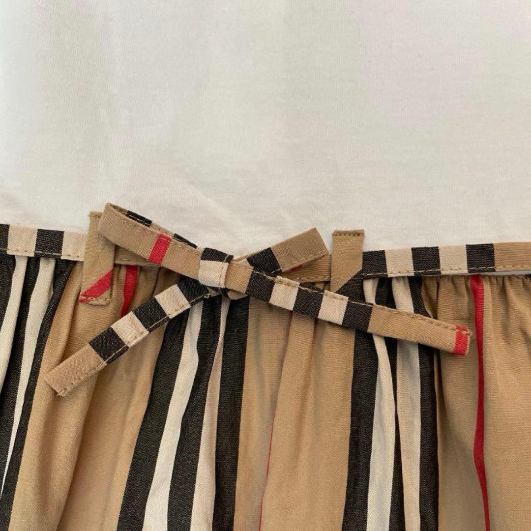 Burberry 切り替えワンピース5y=128