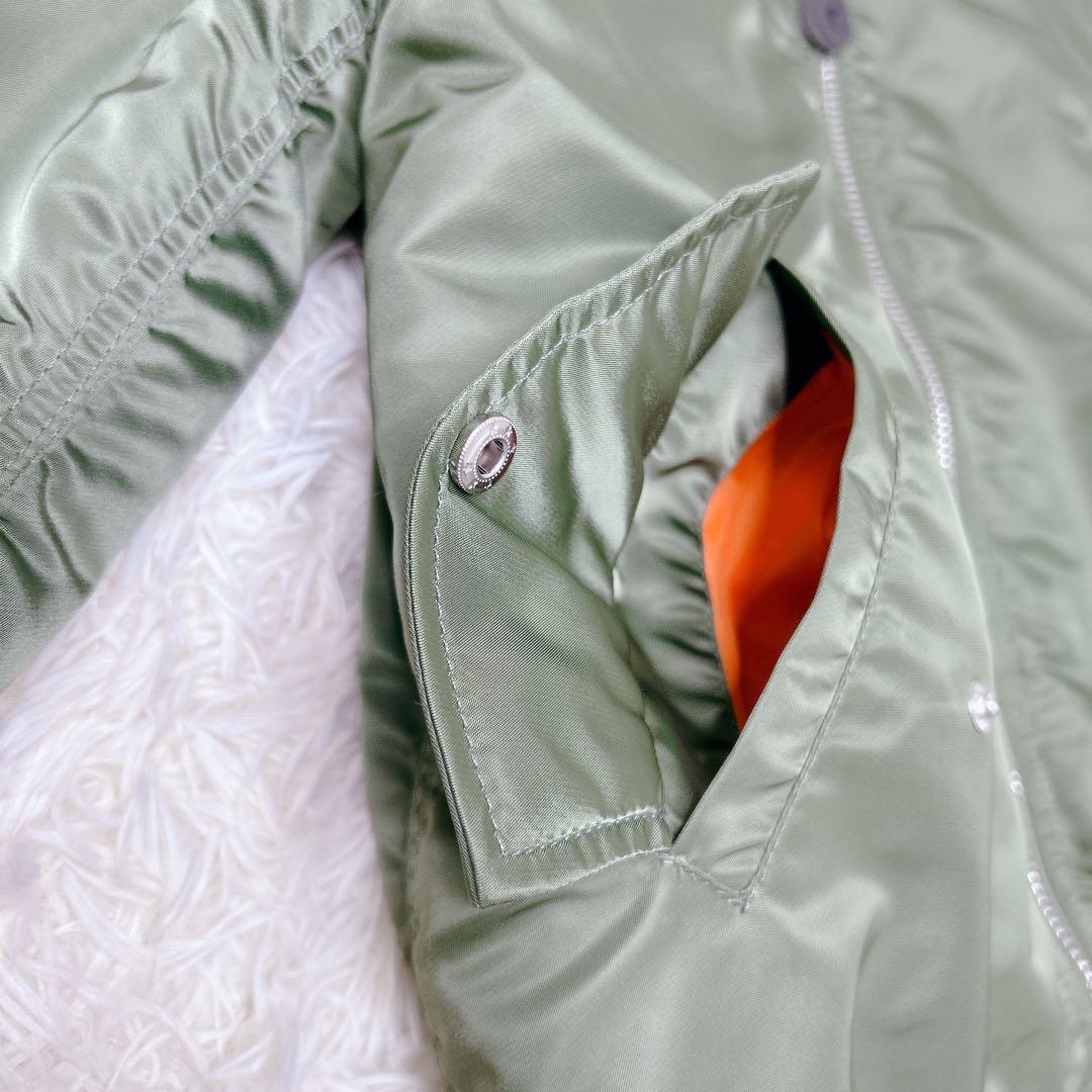 アルファ MA-1 USA製 80s 90s リバーシブル　フライトジャケット