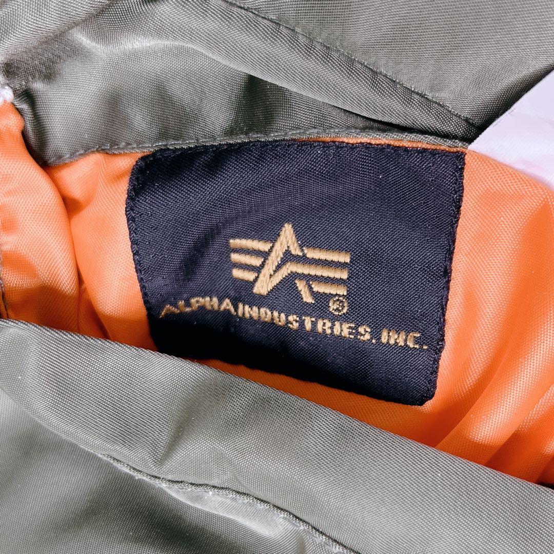 アルファ MA-1 USA製 80s 90s リバーシブル　フライトジャケット