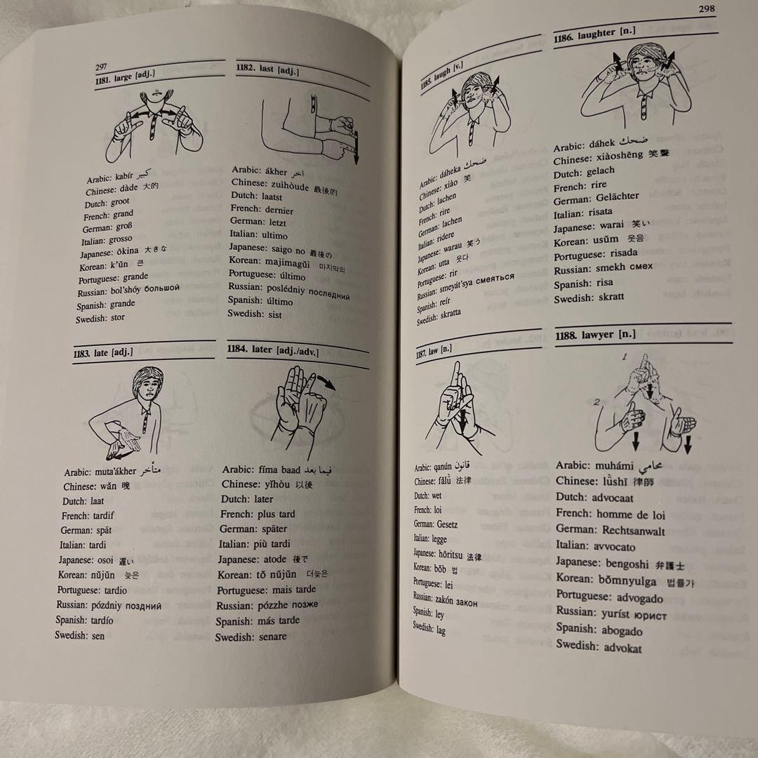 American⭐️SIGN LANGUAGE 辞書♡頂き物のためサイン入りです