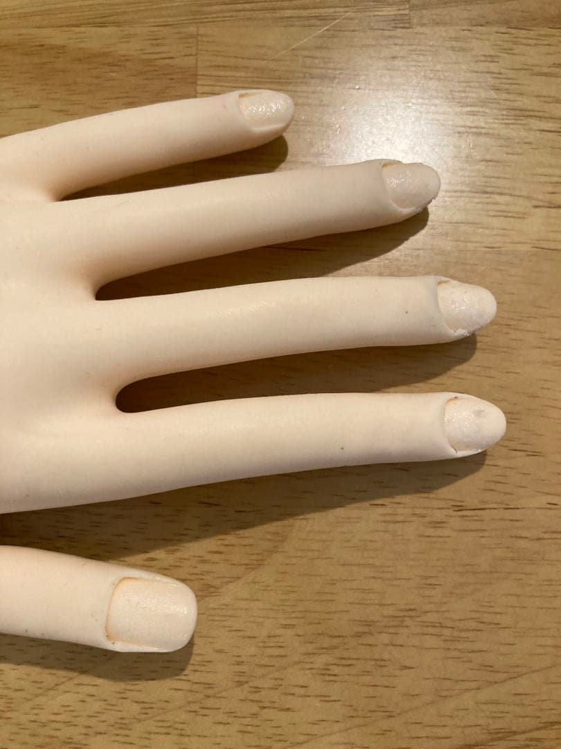 ネイリスト検定　JNEC認定モデルハンド両手