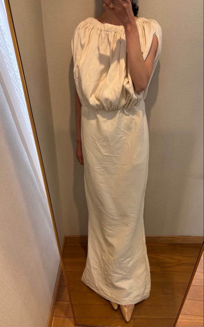 HARUNOBUMURATA ハルノブムラタ　ワンピース　ドレス　ホワイト