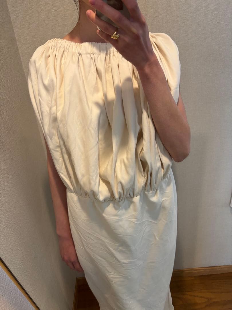 HARUNOBUMURATA ハルノブムラタ　ワンピース　ドレス　ホワイト