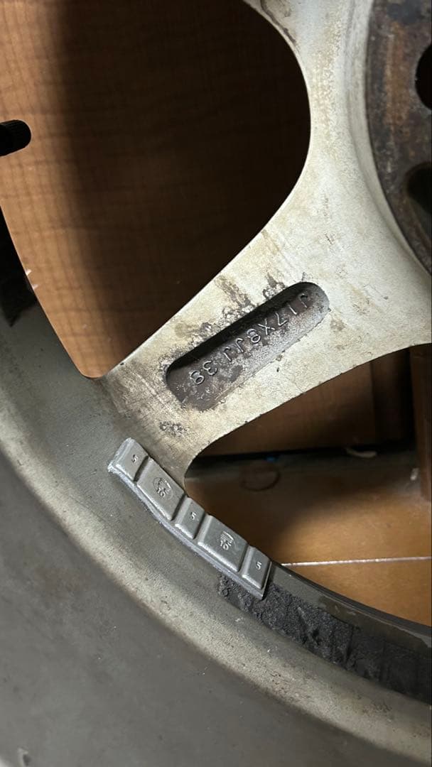 ランサーエボリューション8 CT9A 純正ホイール4本