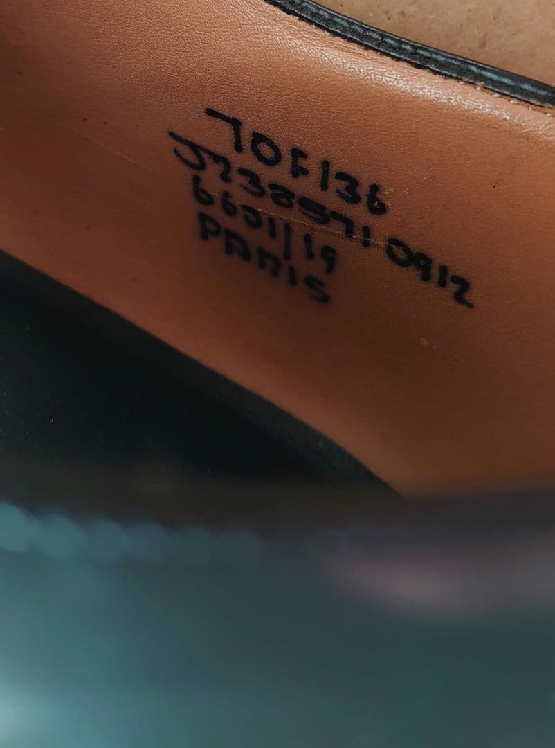 チ*ミ様 チャーチ　ブラックレザー ビジネスシューズ レースアップ　70F