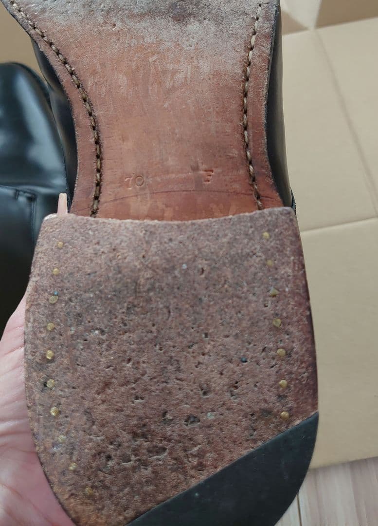 チ*ミ様 チャーチ　ブラックレザー ビジネスシューズ レースアップ　70F