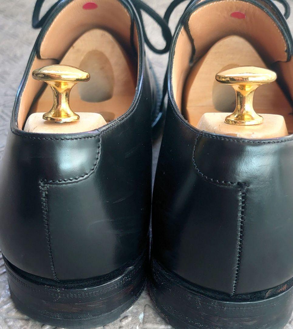 チ*ミ様 チャーチ　ブラックレザー ビジネスシューズ レースアップ　70F