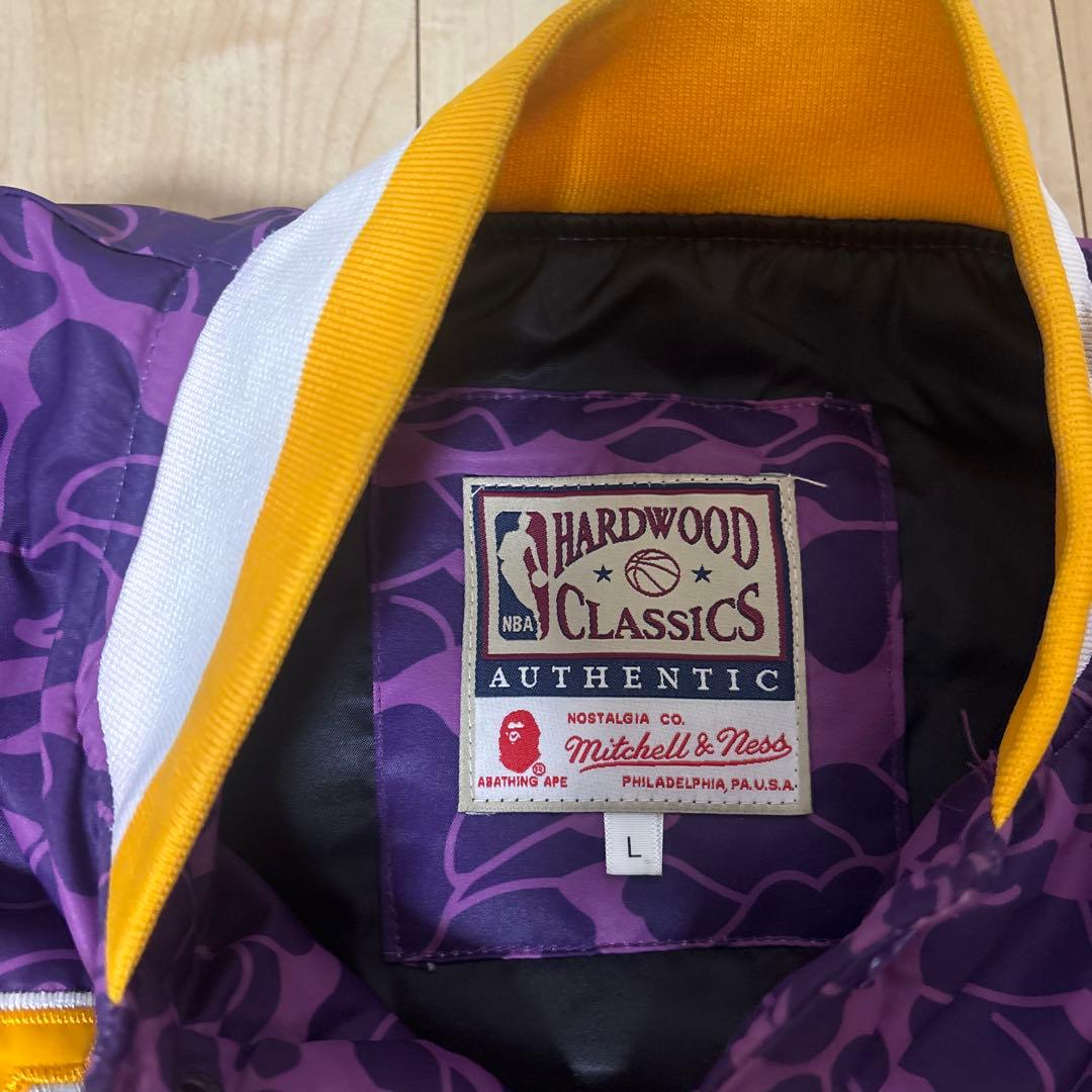 BAPE LAKERS スタジャン Lサイズ
