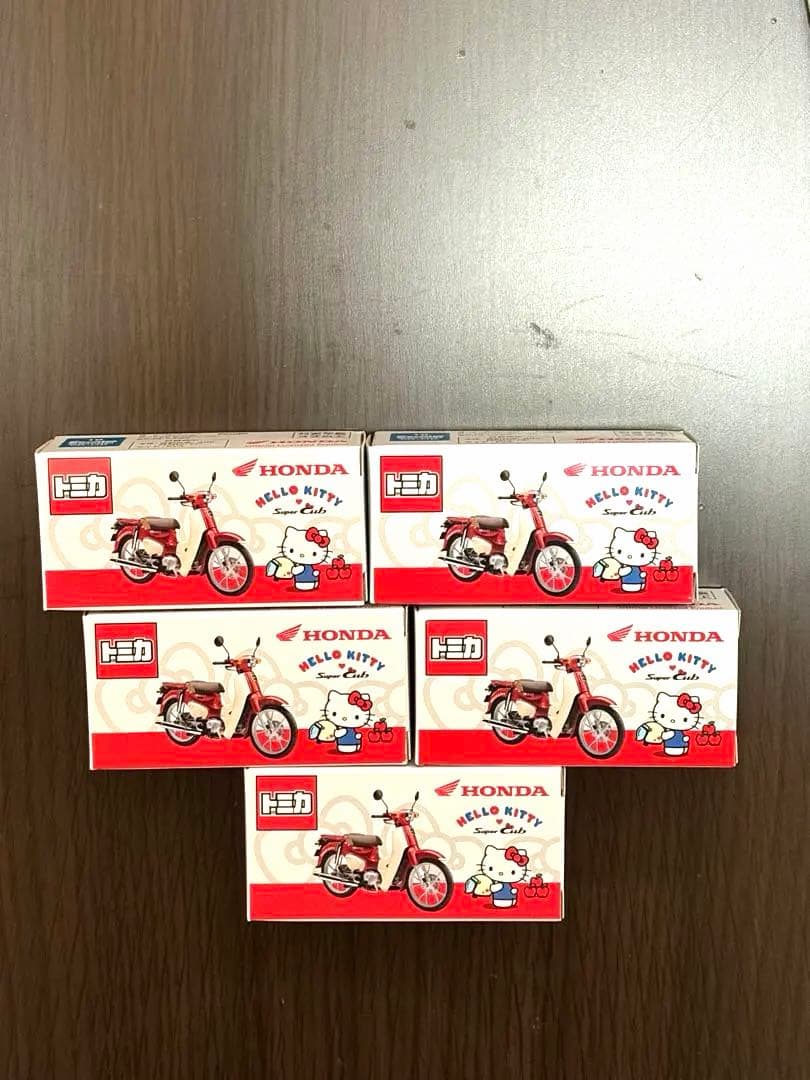 【新品未開封】HONDA HELLO KITTY ミニバイク 5個セット