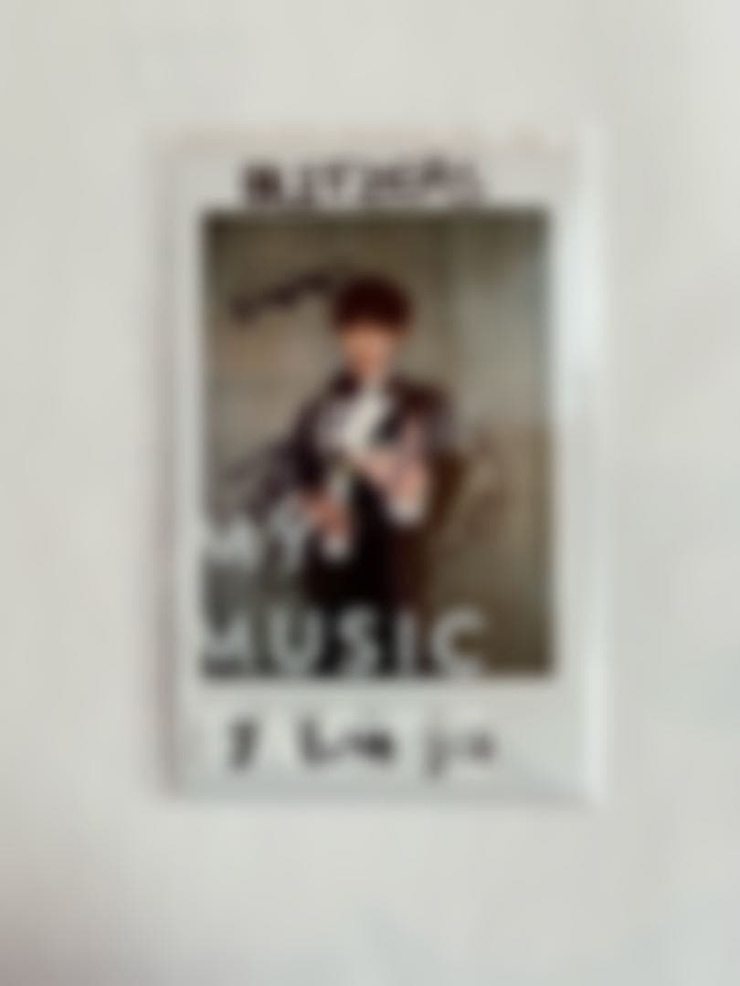 BLITZERSジナ　サイン入りポラロイド/チェキ