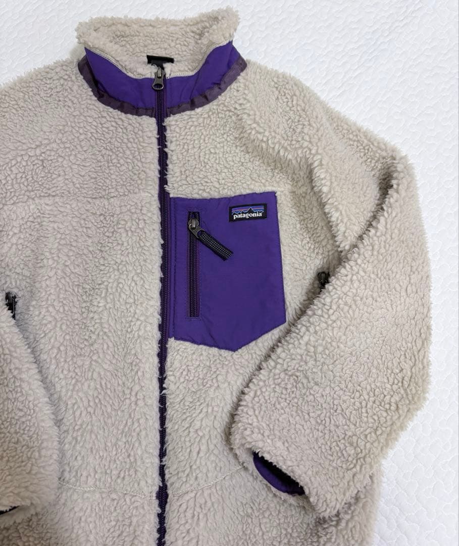 美品　パタゴニア　キッズ　クラッシックレトロx　ジャケット　Sサイズ