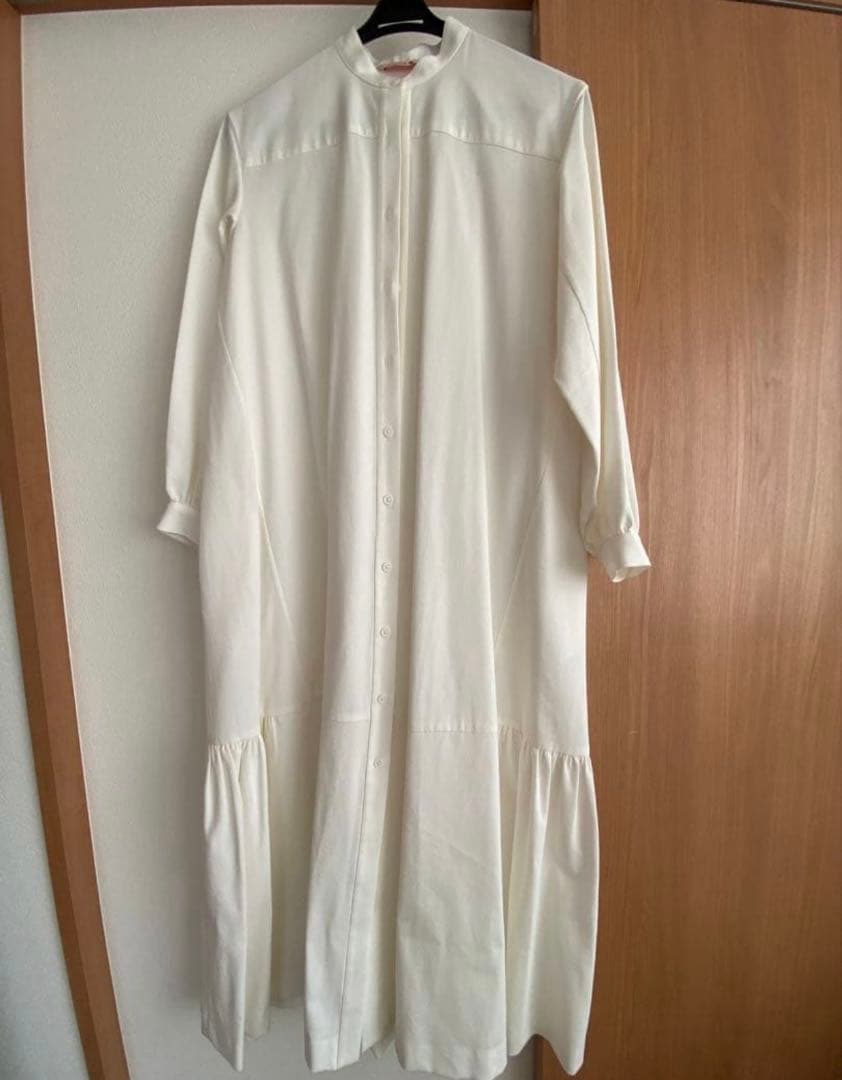 【未使用】【36サイズ】BACCA 20AW コットンピケシャツドレス