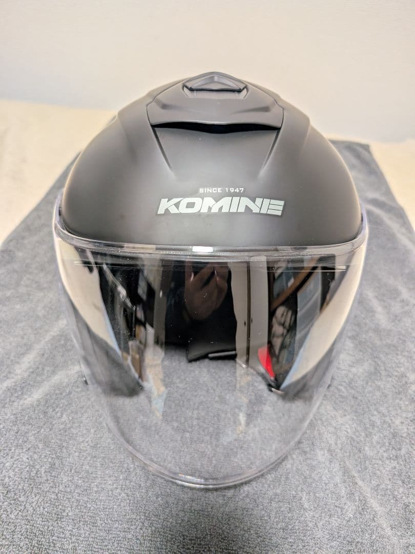 KOMINE HK-172 ジェットヘルメット マットブラック　L,XL,XXL