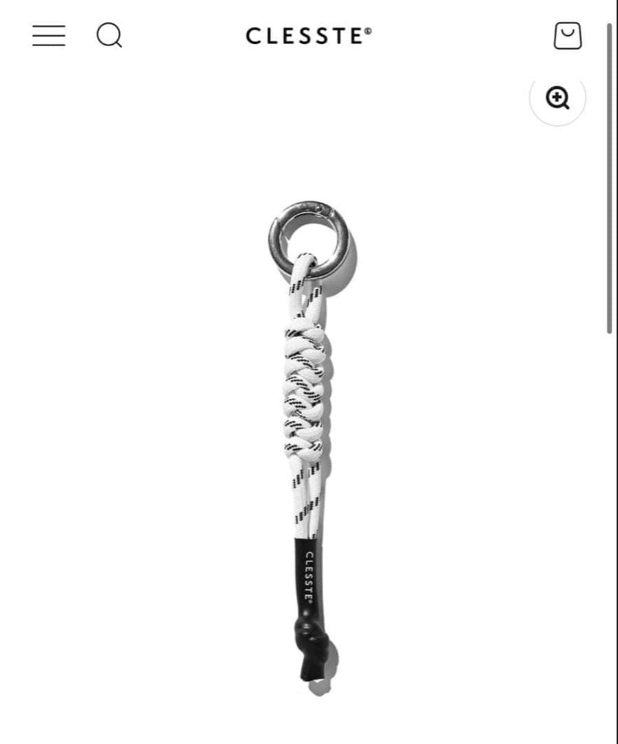 clesste COTTON KNIT CAP ブラック Fサイズ＋キーチェーン