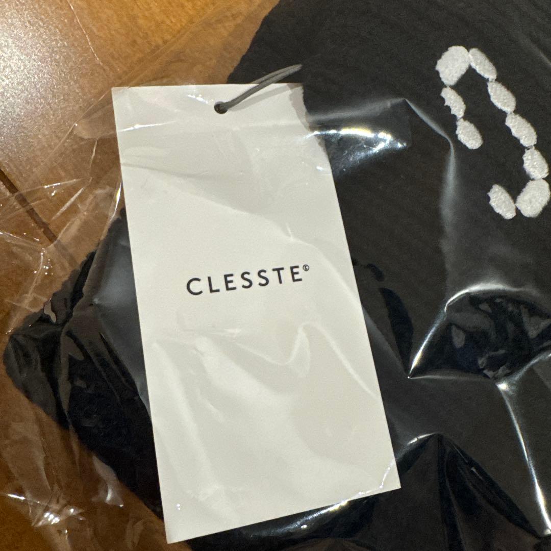 clesste COTTON KNIT CAP ブラック Fサイズ＋キーチェーン