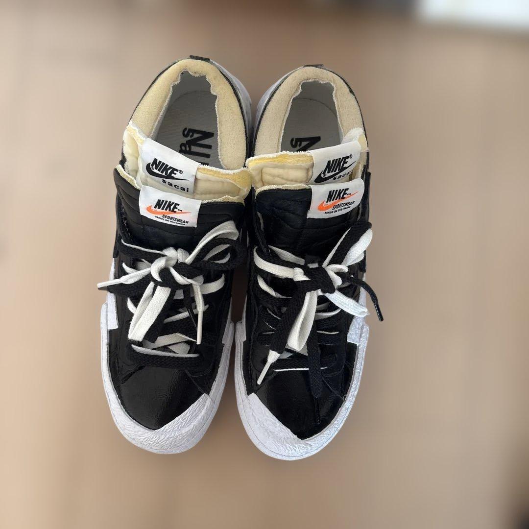 NIKE ×sacai Blazer Mid ブラック/ホワイト