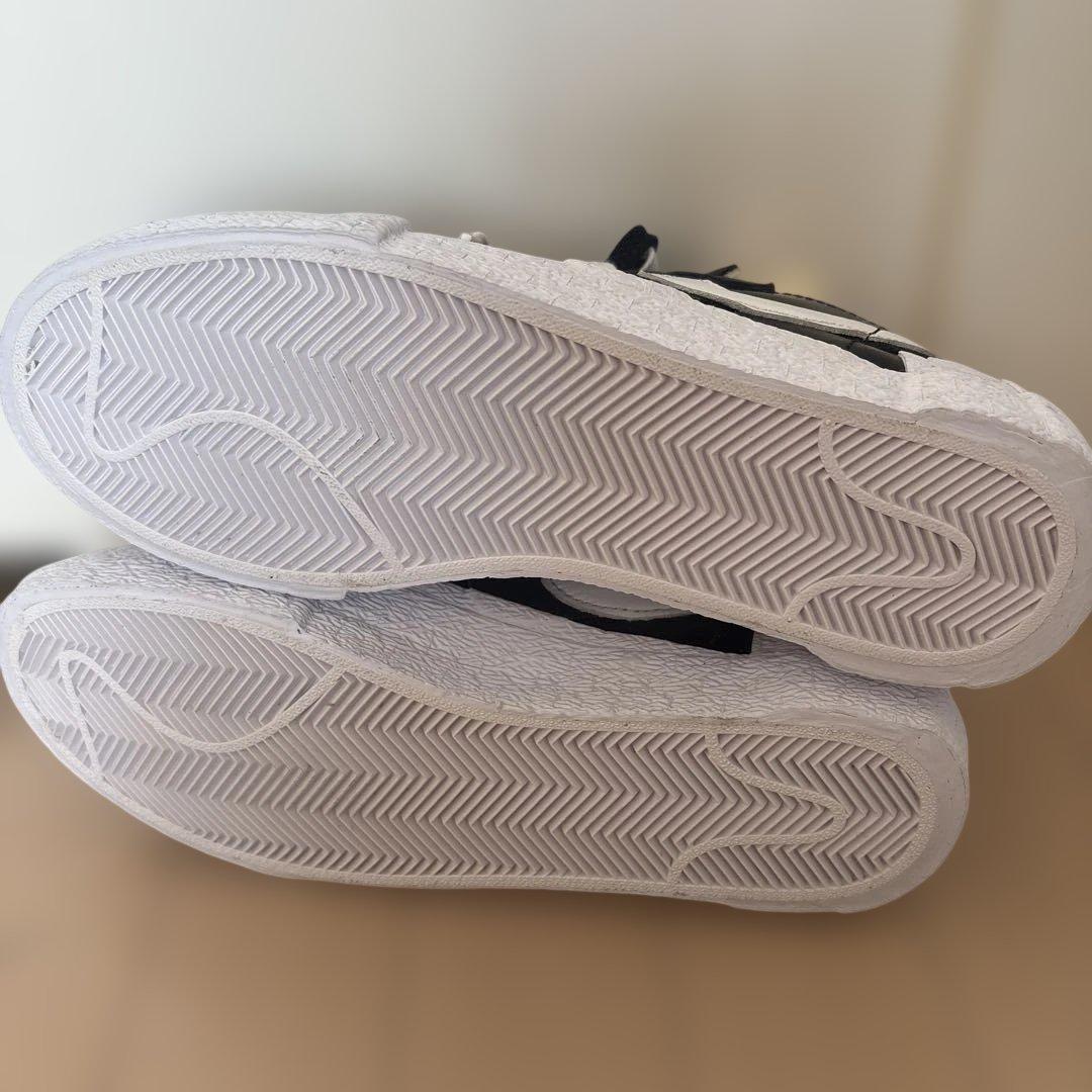 NIKE ×sacai Blazer Mid ブラック/ホワイト