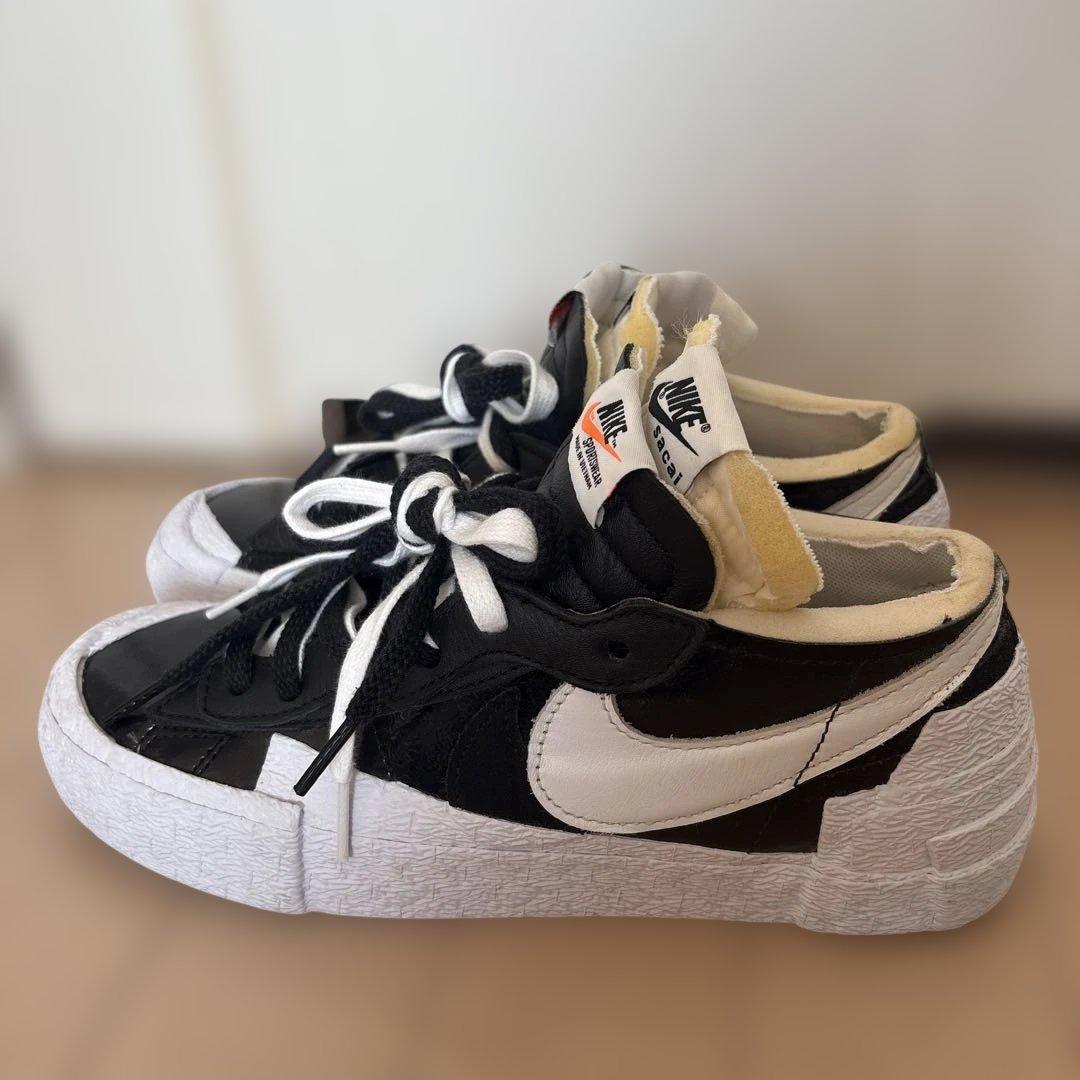 NIKE ×sacai Blazer Mid ブラック/ホワイト