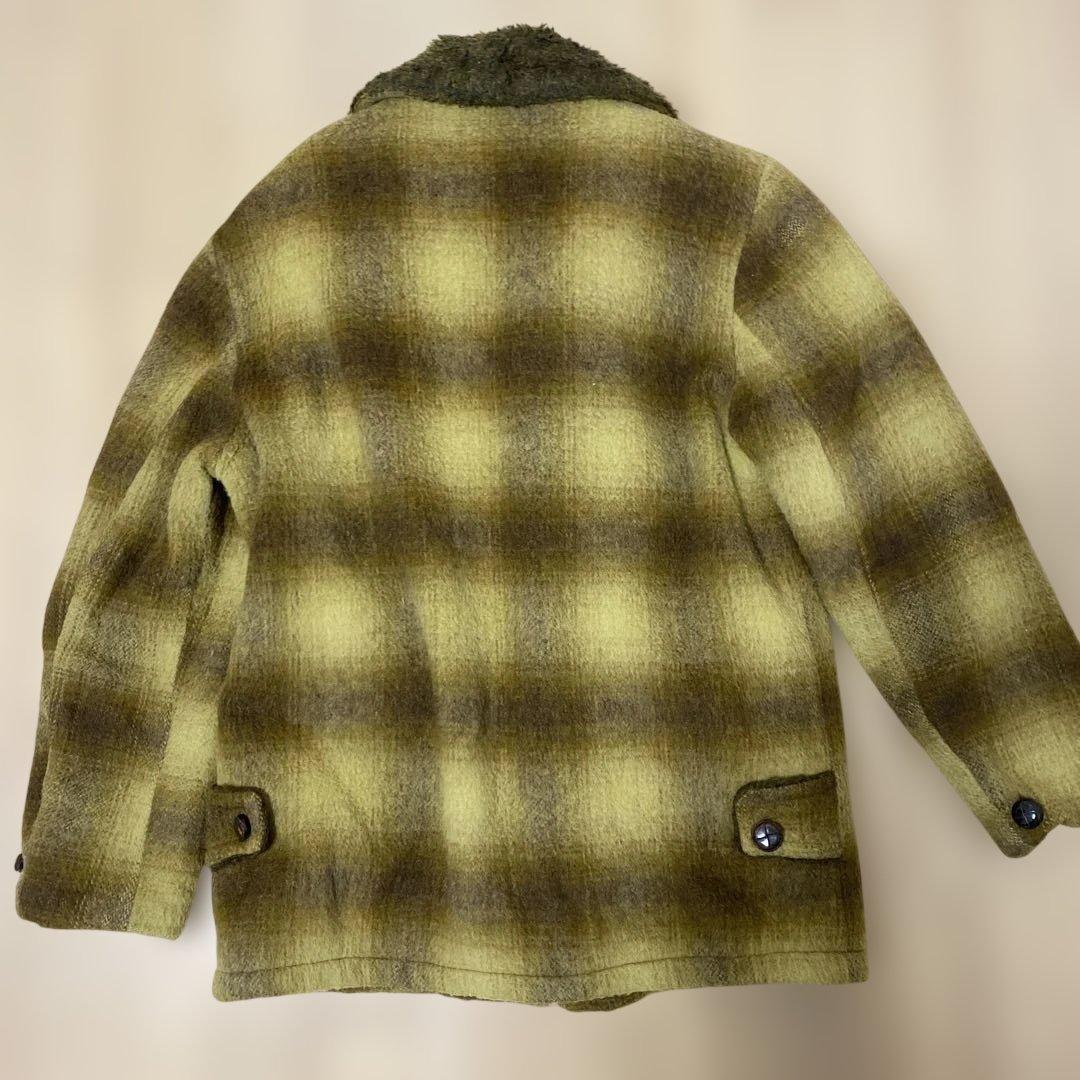 60's ヴィンテージ オンブレチェック カーコート