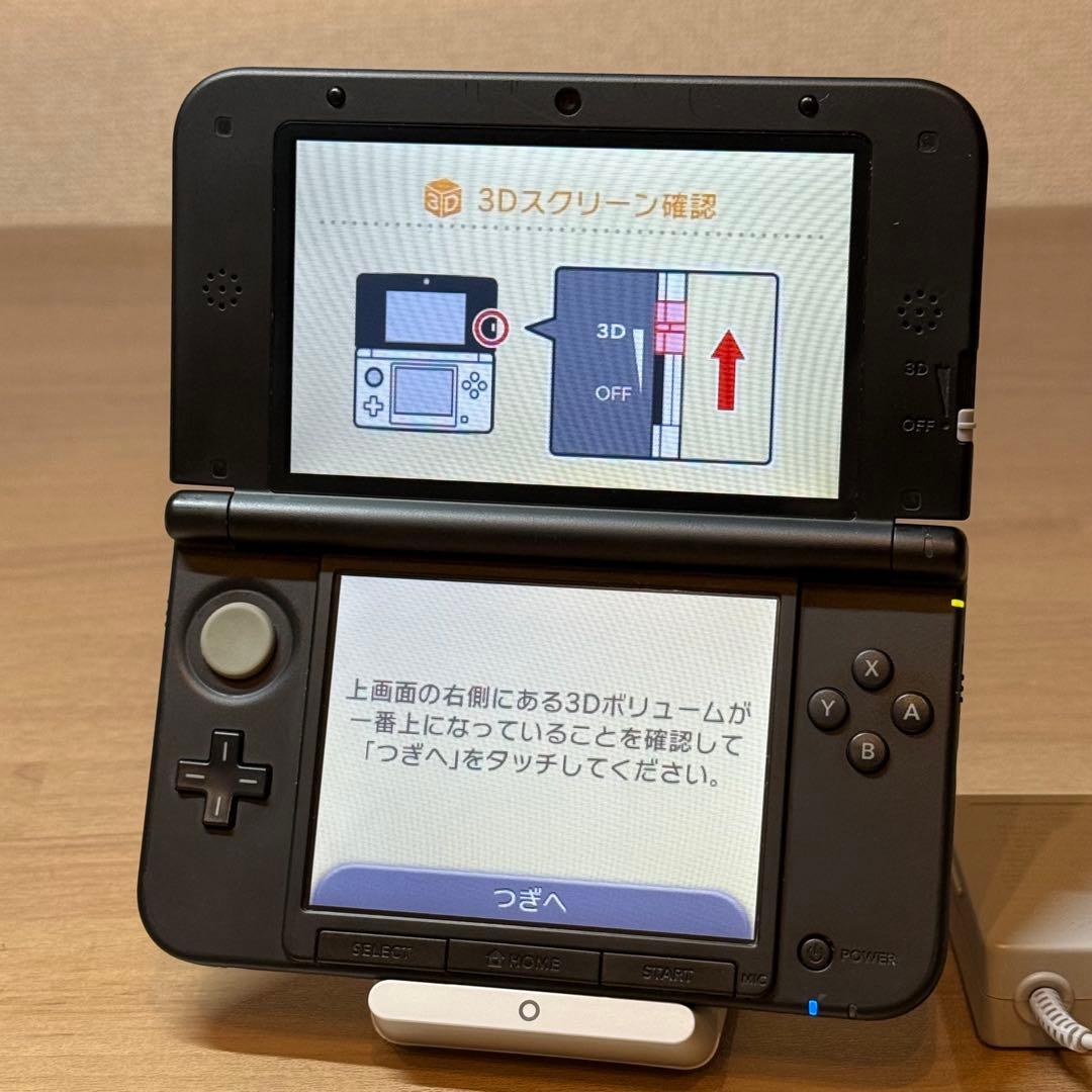 6-011 ニンテンドー3DS LL シルバー×ブラック