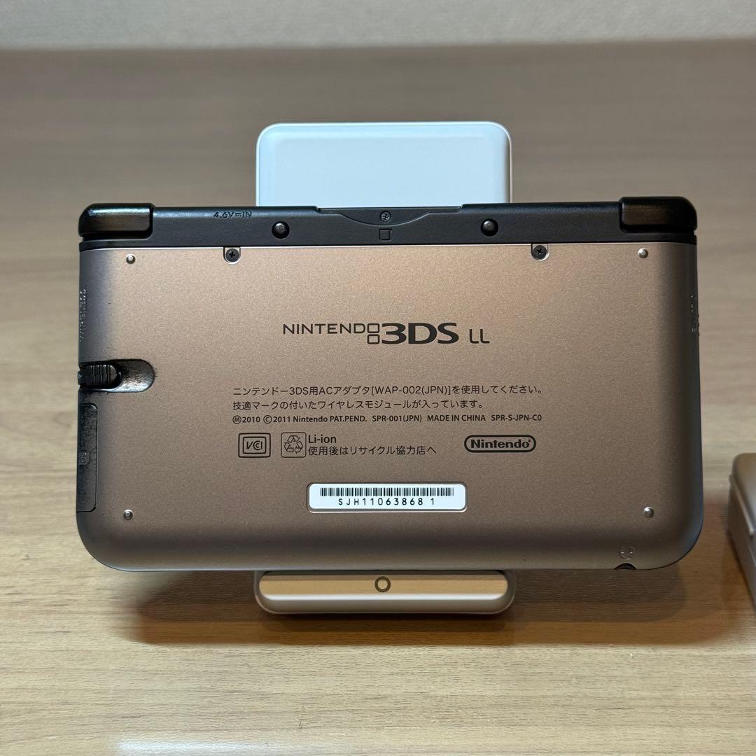 6-011 ニンテンドー3DS LL シルバー×ブラック