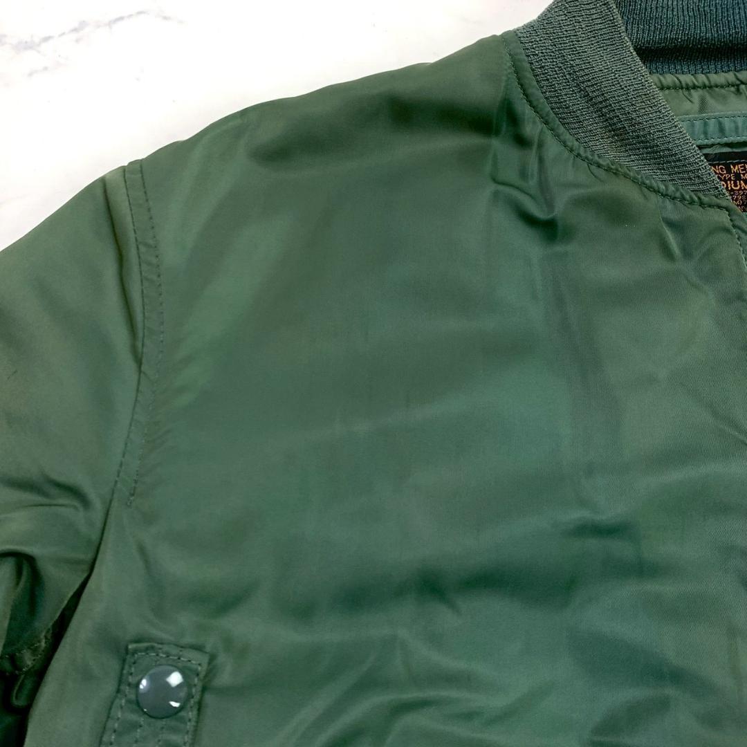 50s 復刻★ USA製 アルファ MA-1 セージグリーン M　D761