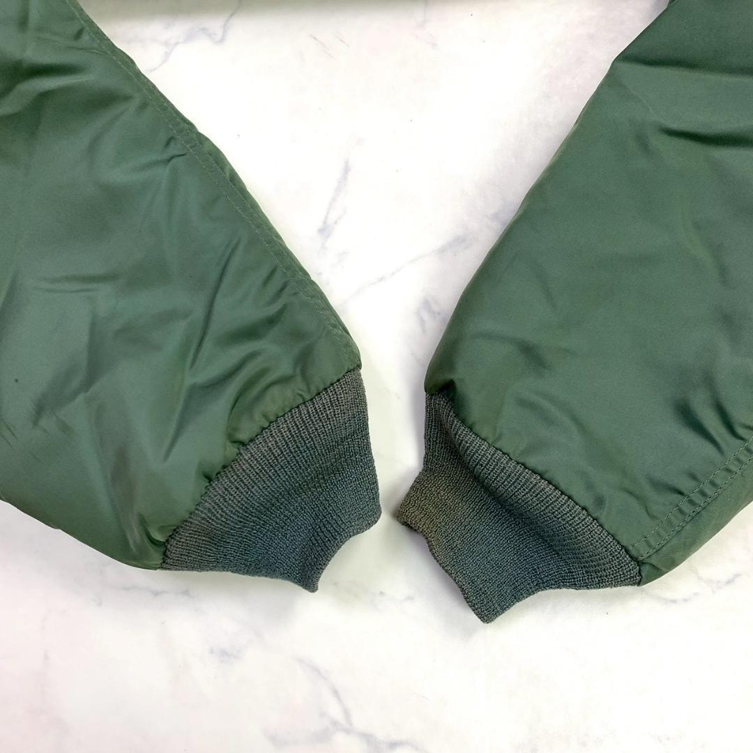 50s 復刻★ USA製 アルファ MA-1 セージグリーン M　D761