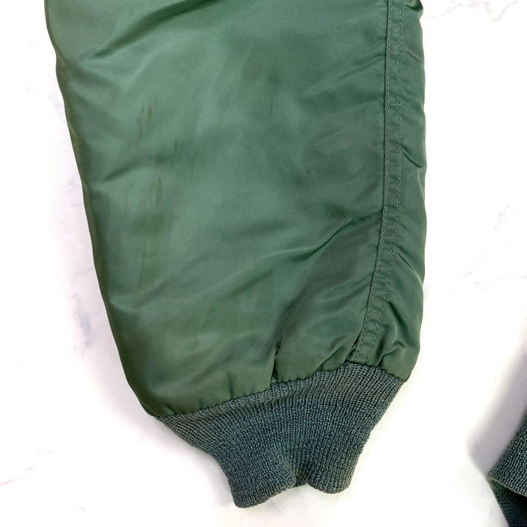 50s 復刻★ USA製 アルファ MA-1 セージグリーン M　D761