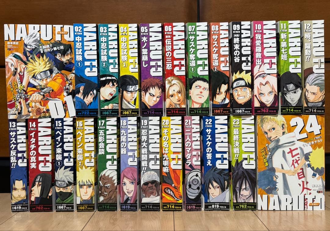 NARUTO ナルト コンビニコミック コンビニ版 1〜24巻 全巻