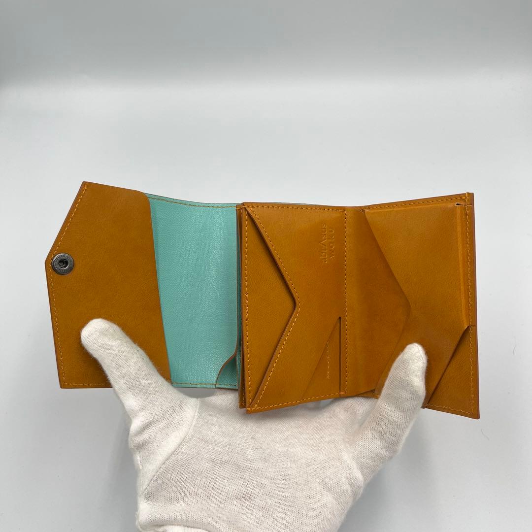 ✨新品未使用品✨現行✨abrAsus waku　いっぱい入る小さい財布　イエロー