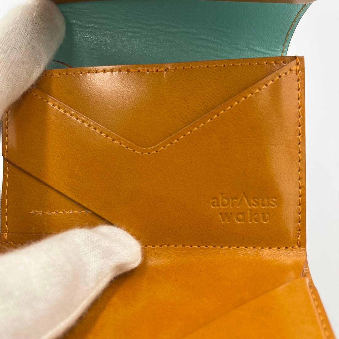 ✨新品未使用品✨現行✨abrAsus waku　いっぱい入る小さい財布　イエロー