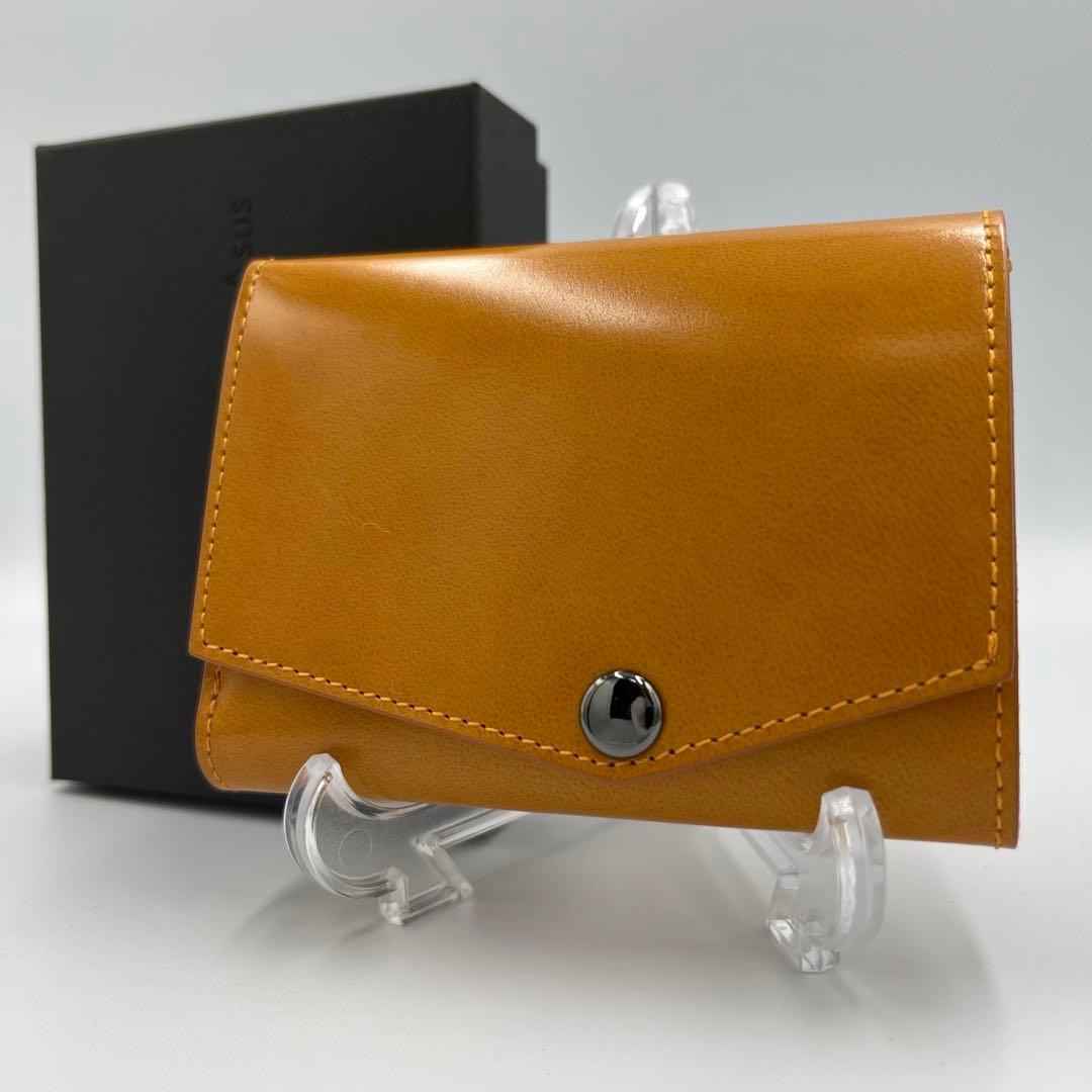 ✨新品未使用品✨現行✨abrAsus waku　いっぱい入る小さい財布　イエロー