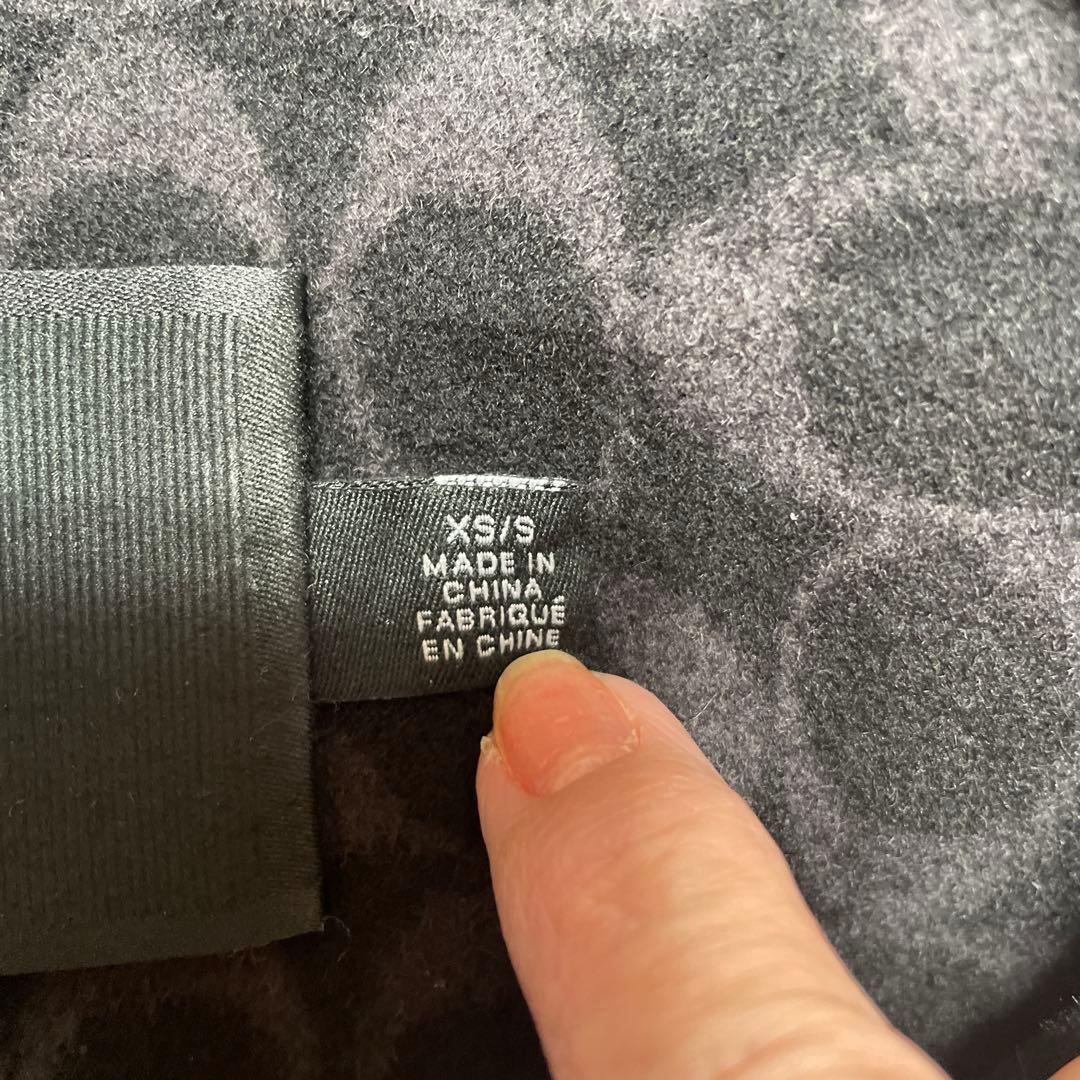 coach コート　新品未使用 フード付き　黒ポンチョ Ｍ