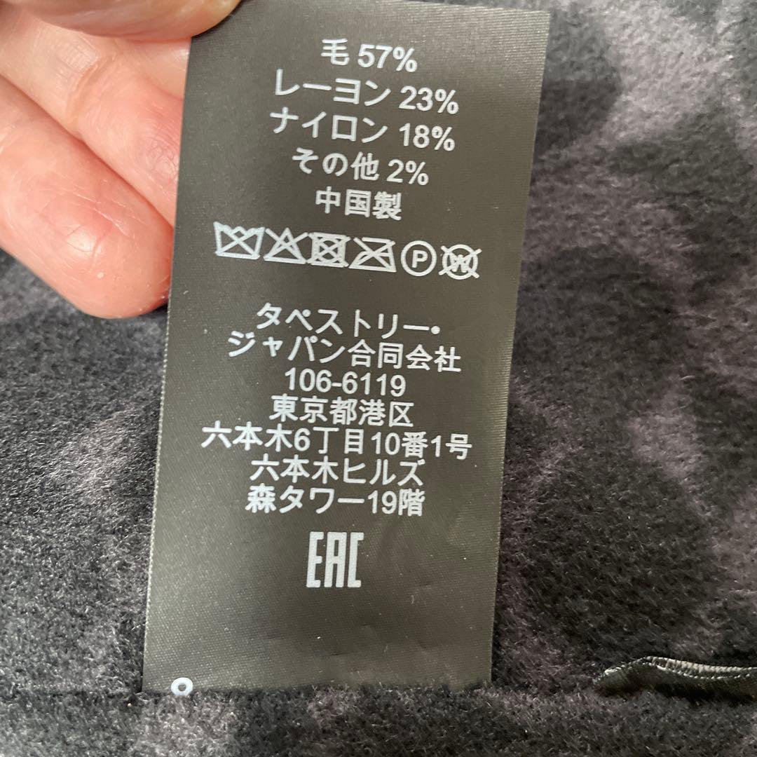 coach コート　新品未使用 フード付き　黒ポンチョ Ｍ