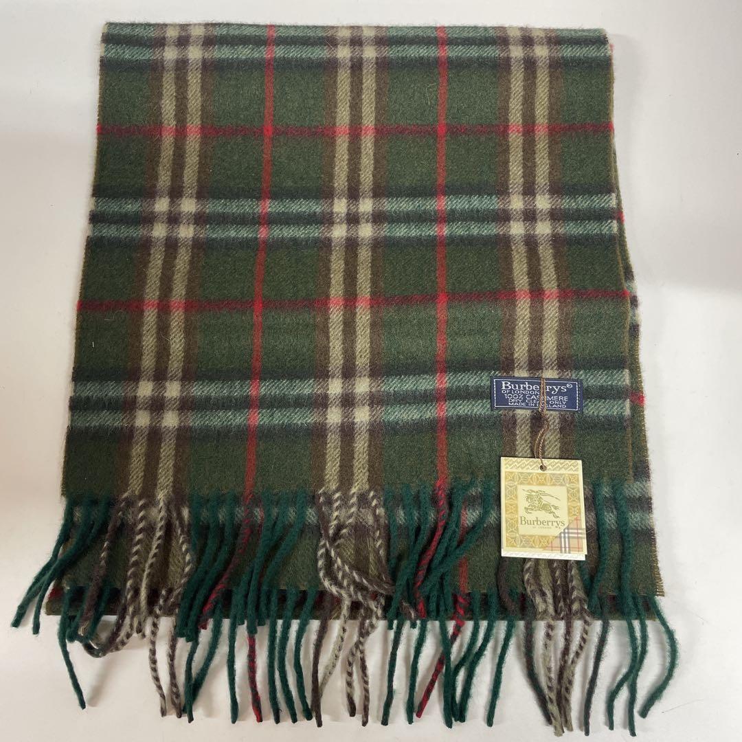 と*と様 【新品】Burberry's カシミヤ100％ チェック柄 マフラー