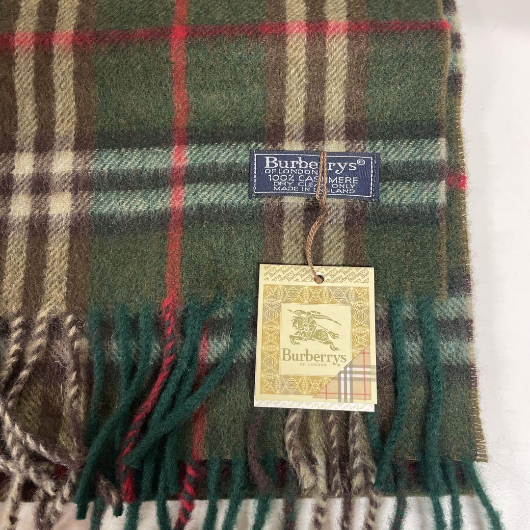 と*と様 【新品】Burberry's カシミヤ100％ チェック柄 マフラー