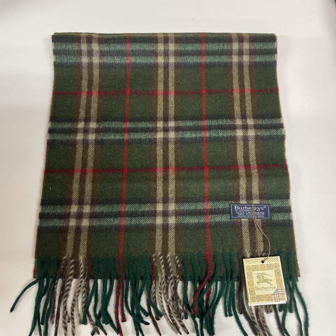 と*と様 【新品】Burberry's カシミヤ100％ チェック柄 マフラー