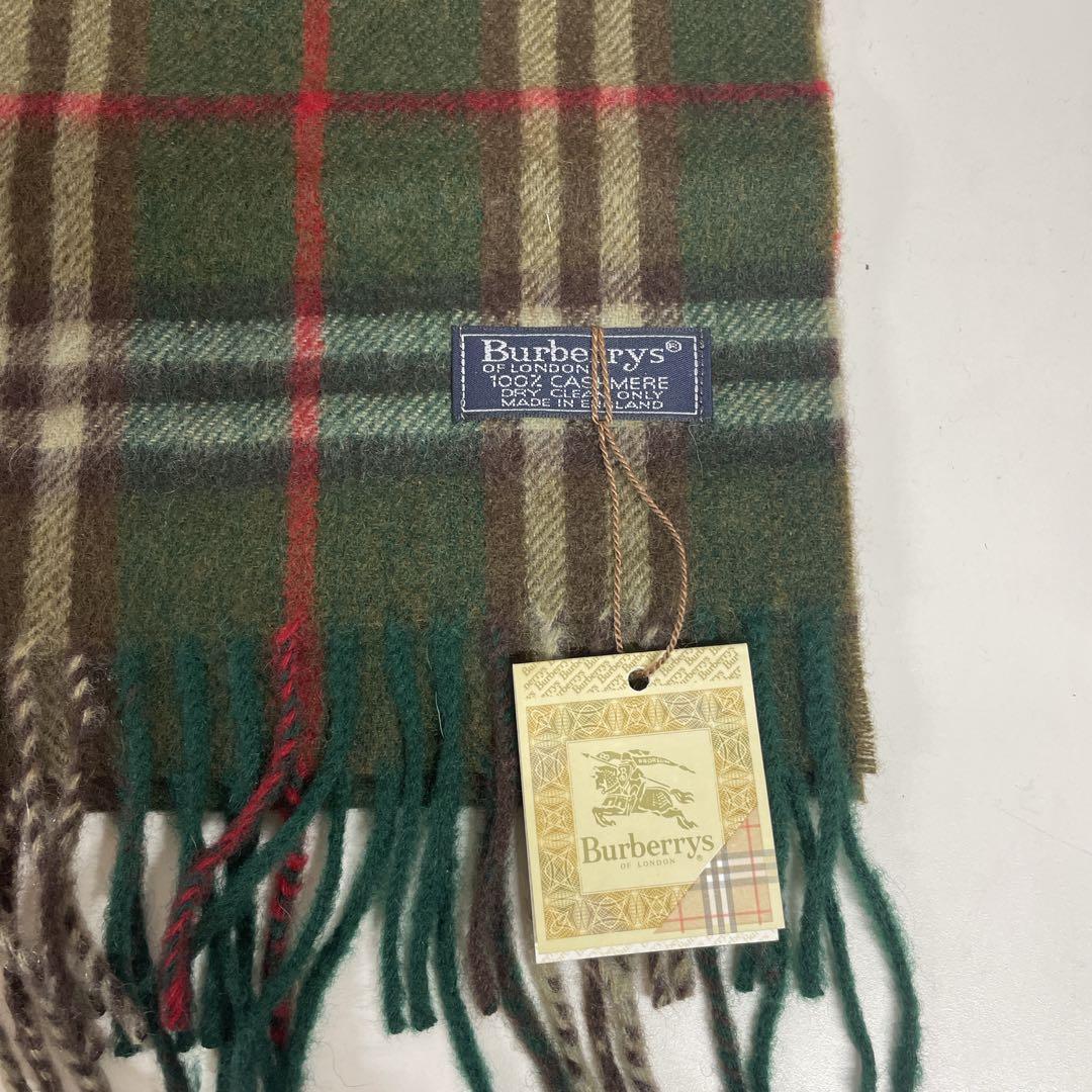 と*と様 【新品】Burberry's カシミヤ100％ チェック柄 マフラー