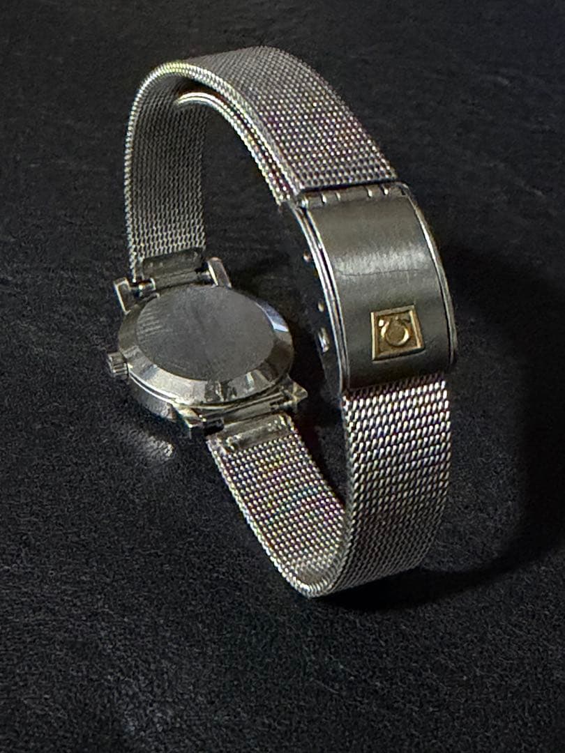 OH済み OMEGA Geneve 手巻き時計 シルバー オメガ ジュネーブ