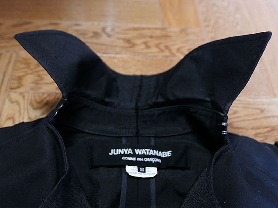 ブラック ダブルブレスト ジャケット