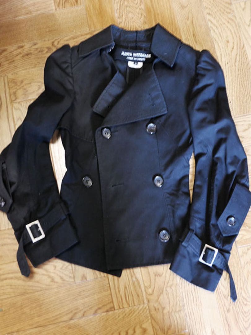 ブラック ダブルブレスト ジャケット