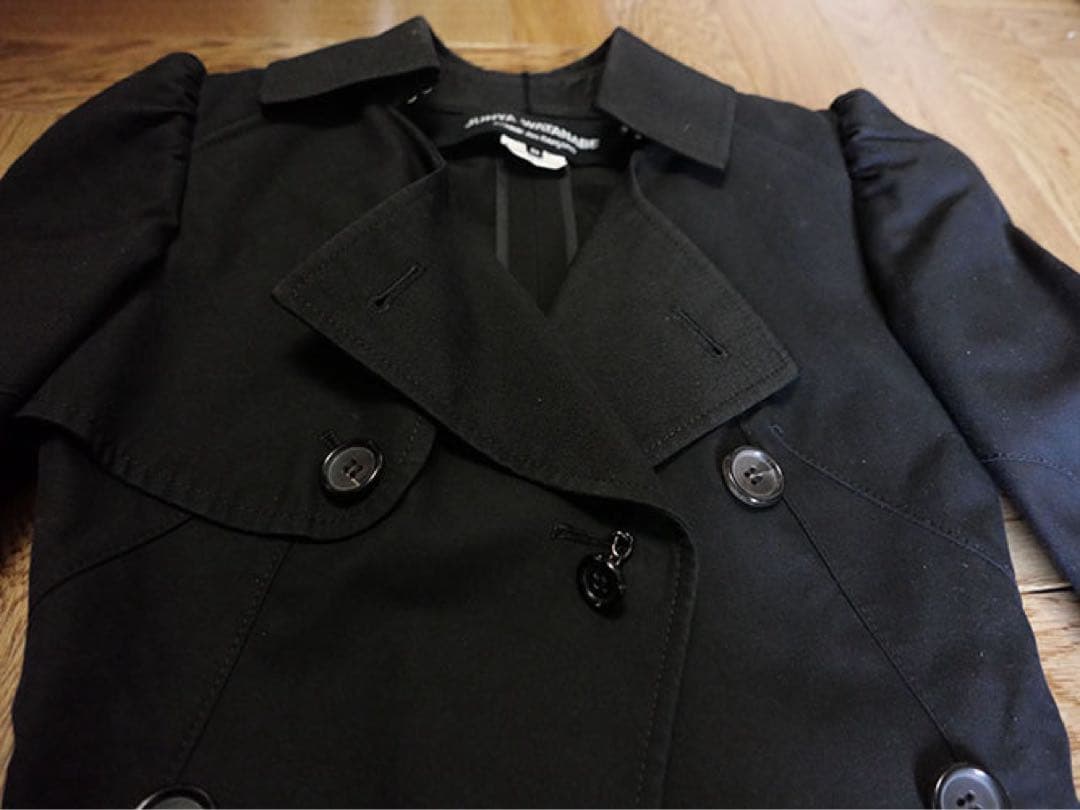 ブラック ダブルブレスト ジャケット