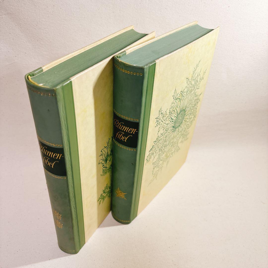 美しい植物画 Elsa Felsko 植物図鑑2冊 Blumen 洋書 すずらん