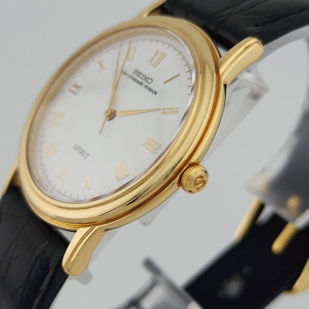 ​幻のデッドストックセイコー スピリット 8N41-7000裏蓋シール付 極美品