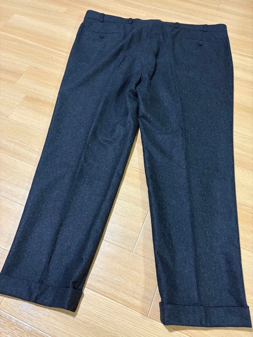 未使用　ブルックスブラザーズ　イタリア製カノニコ　ウールフランネル　W42