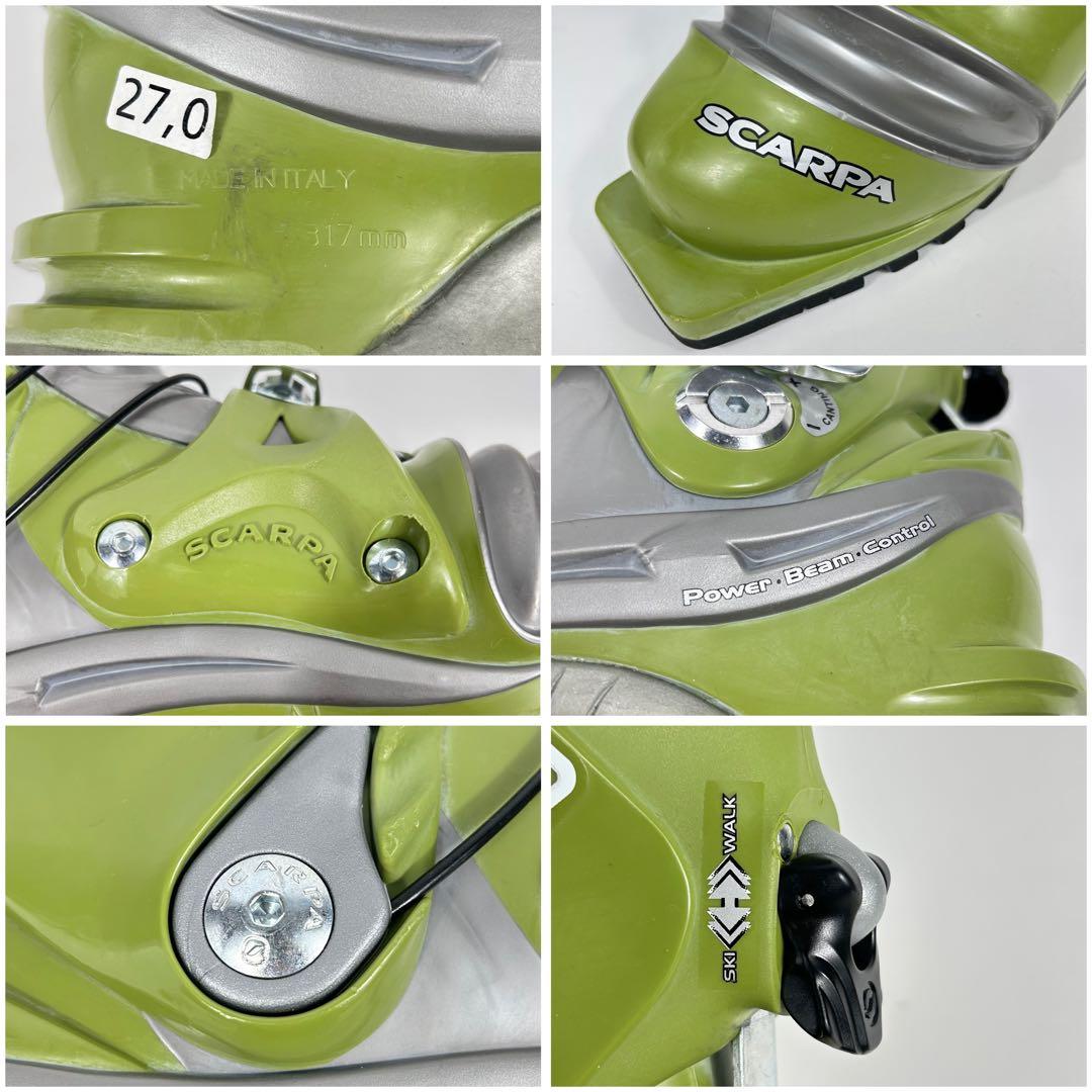 極美品 SCARPA T2eco テレマーク スキー ブーツ 27cm