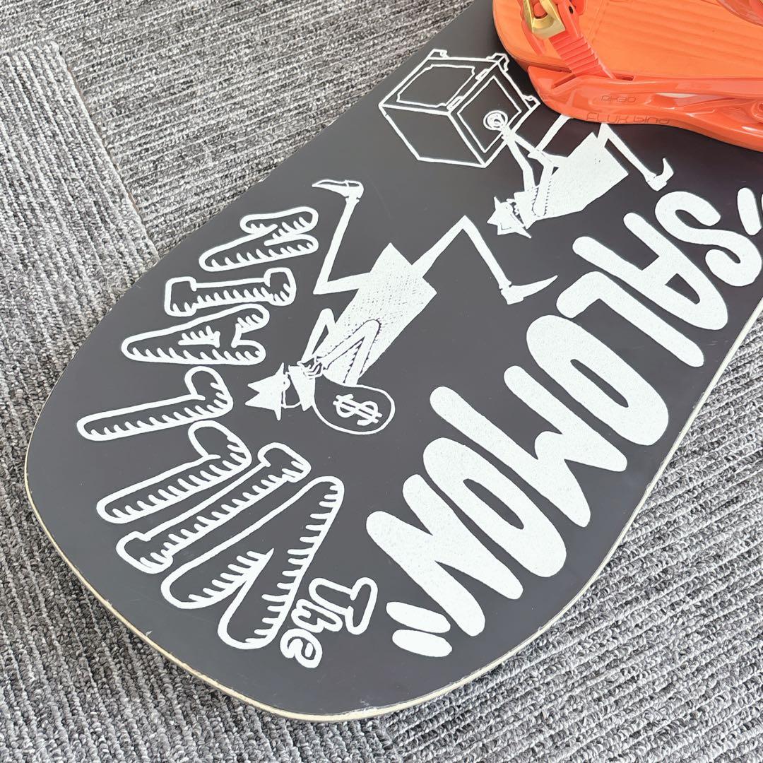 88超豪華❗️サロモン×FLUX メンズスノーボードセット★150cm+ビン付